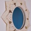 Miroir en Macramé : Un élégant soleil blanc